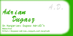 adrian dugasz business card